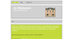 Desktop Screenshot of in-miniature.co.nz